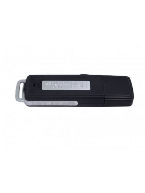 Mini clé USB enregistreur 8gb couleur gris/noir