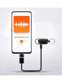 Microfoon spionagerecorder